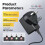 6V 1A 6W 1.8M/6ft Long Power Supply Adapter, AC DC 4