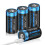 CITYORK USB Rechargeable C Batteries High Capacity 1
