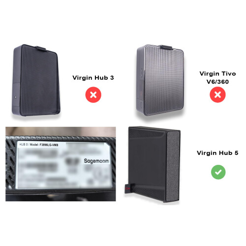 Decoralin Wall Mount for Virgin Media Hub 5 Broadb 2