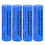 4 Pack 3500mAh Battery 3.7V, Ni-MH 3.7Volt Flat To 1