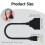 JeeGoWooss HDMI Splitter 1 in 2 Out Cable Adapter, 2