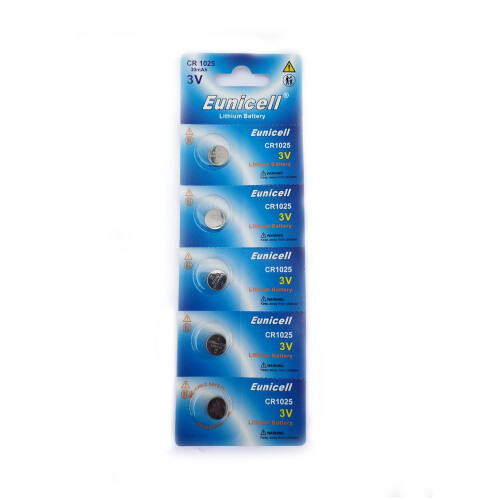10 x CR1025 Eunicell 3V Lithium Coin Cell Button B