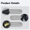 JeeGoWooss HDMI Splitter 1 in 2 Out Cable Adapter, 3