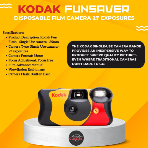 Clikoze Disposable Cameras Multipack - Includes 10 2