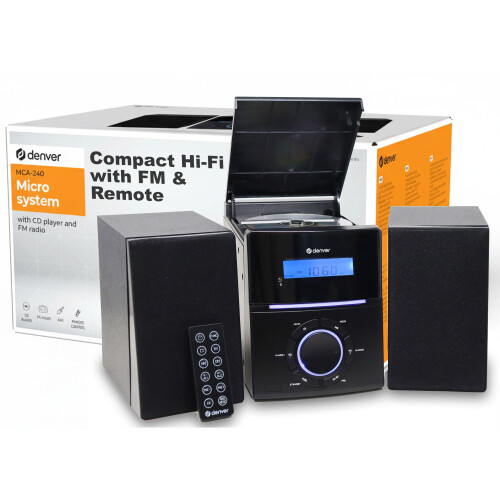 Denver Denver MCA-240 Compact Micro HiFi System with CD,