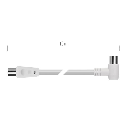 EMOS Aerial Cable, 10 m, Coaxial Cable for Digital 1