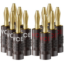 VCELINK 12 Pack Banana Plugs, Speaker Wire Connect