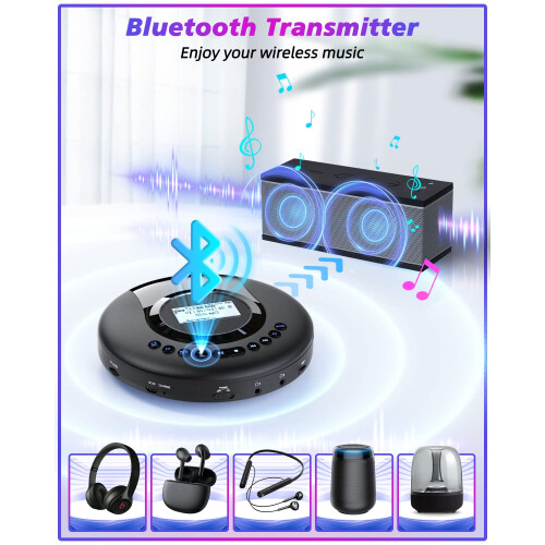 CD Player Portable ARAFUNA, Portable Player with B 1
