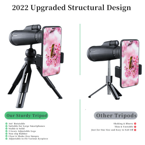 Monocular Telescope for Smartphone,10-30X50 High P 2