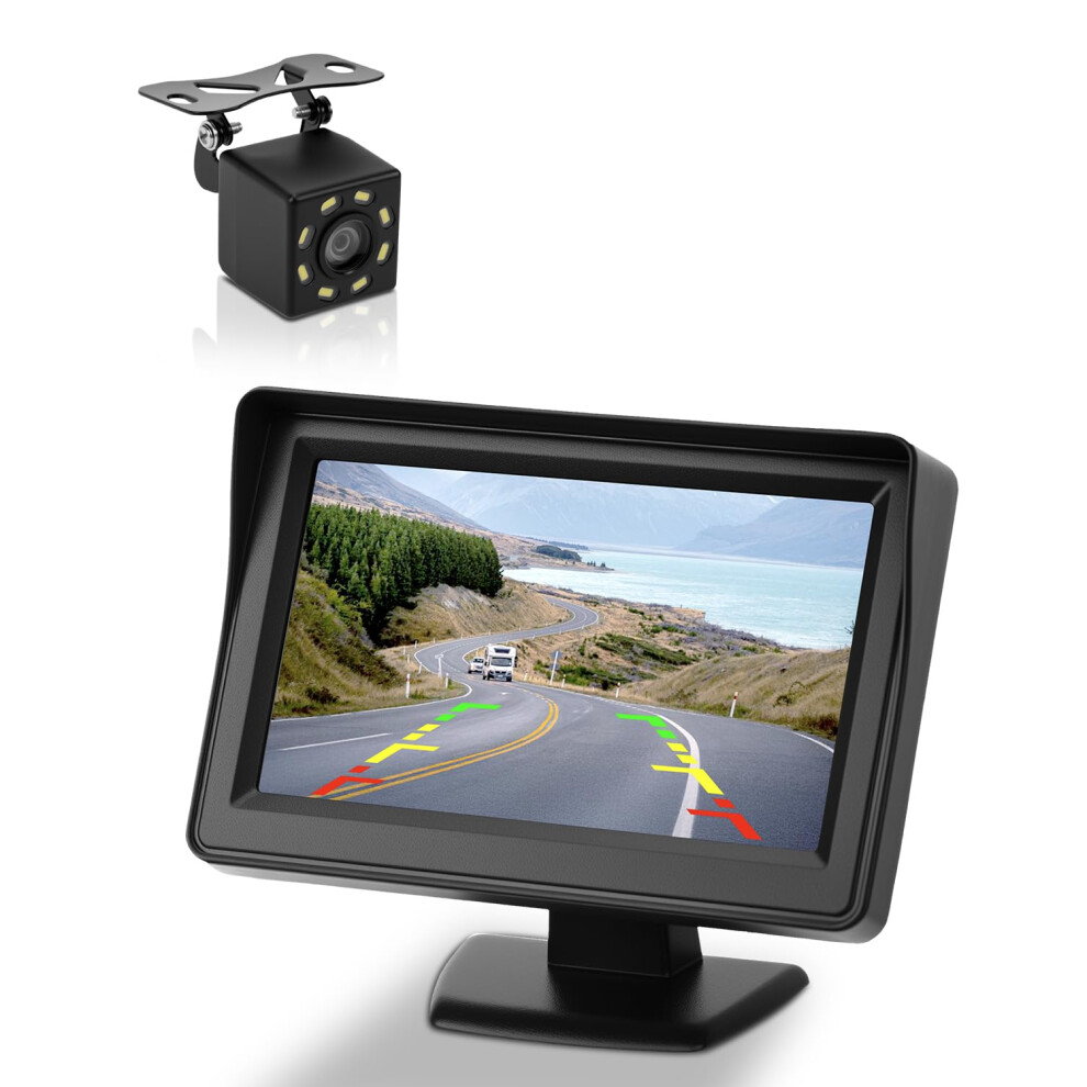 Suparee 4.3" 1080P Reversing Camera Kit Reverse Ca 96107645