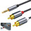RAC to 3.5mm Audio Cable Phono to 3.5mm Jack Red a 1