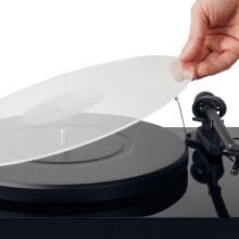 Hudson Hi-Fi Acrylic Turntable Mat - Transparent -