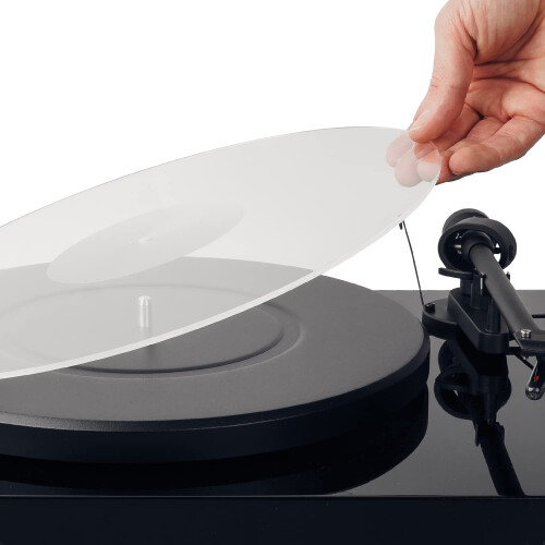 Hudson Hi-Fi Acrylic Turntable Mat - Transparent -