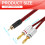 sourcing map 2 Pcs 1 RCA to 2 4mm Banana Plug Spea 2