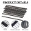 50Pcs Pin Headers, Single Row 2.54mm Breakaway PCB 3