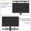 Medla Universal Soundbar Bracket Under or Above TV 2