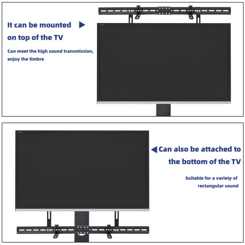 Medla Universal Soundbar Bracket Under or Above TV 1
