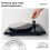Hudson Hi-Fi Acrylic Turntable Mat - Transparent - 3