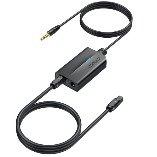 AUTOUTLET Digital Audio Translator Converts 3.5 mm