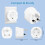 European to UK Plug Adaptor, FDTEK Plug Adapter 2 2