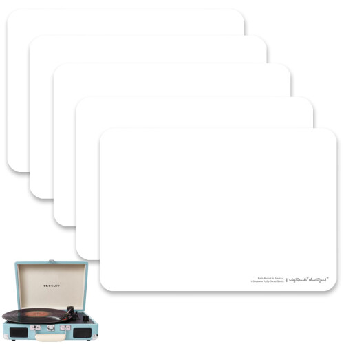 5PCS Vinyl Record Cleaning Cloth, Anti-Static CD C