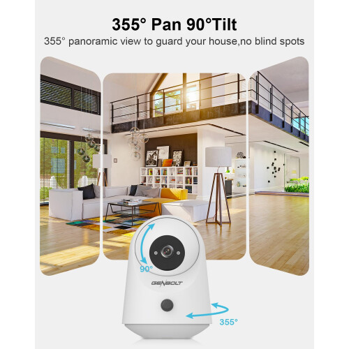 GENBOLT 2K WiFi Indoor House Security Camera Wirel 2