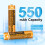6 Pack 550mAh 1.2V AAA Rechargeable Batteries HHR- 6