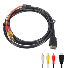 SNMYGS Rca To hdmi Adapter, Hdmi To Rca Cable, Composite Video Audio Adapter, Av To Hdmi Converter for Hdtv Dvd Most Lcd Projectors Transmitterr for