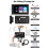 Headphone Hook Holder Hanger Mount,Headset Stand H 6