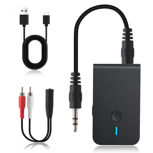 Upgraded Bluetooth 5.4 Transmitter Receiver 2 in 1