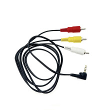 JZK 3.5mm male to 3 RCA male stereo audio visual A
