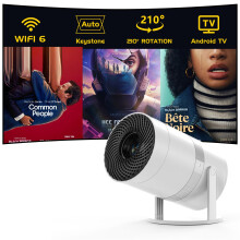 Mini Projector with Android App,210 Rotatable, Au