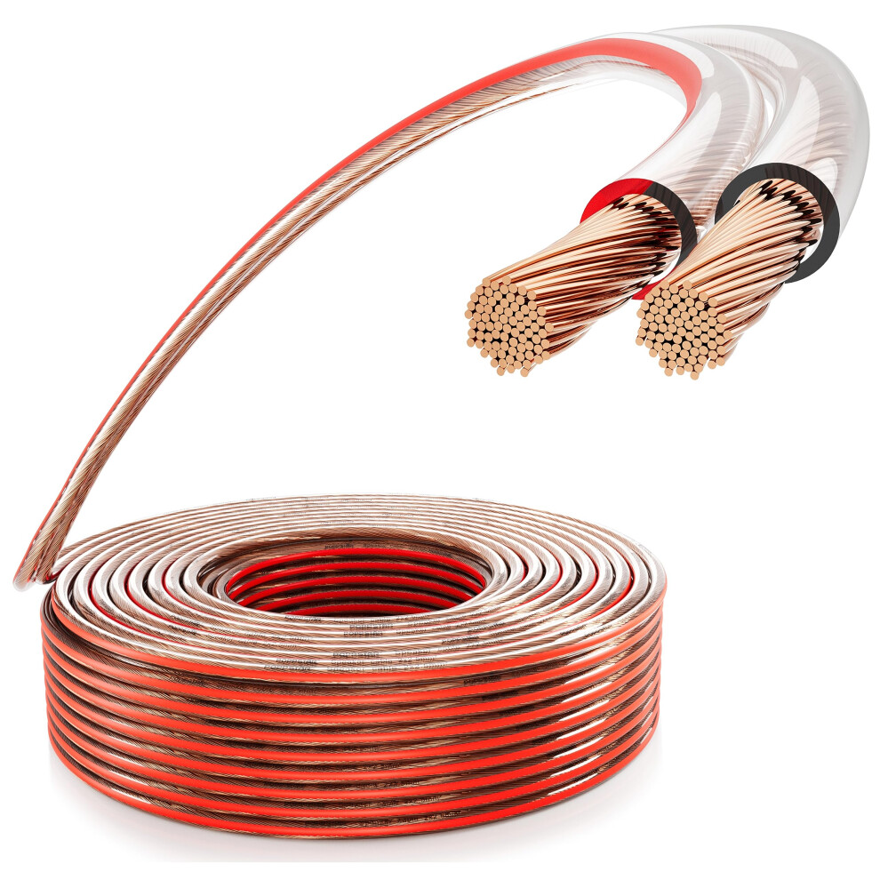 Poppstar 10M Speaker Cable 2X2.5 Mmâ² (Solid Copper 93448550