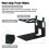 Faankiton Desktop Speaker Stands, Thickened Desk A 5