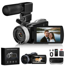 Euiivnt 4K Camcorder Video Camera with IR Night Vi