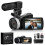 Euiivnt 4K Camcorder Video Camera with IR Night Vi 1