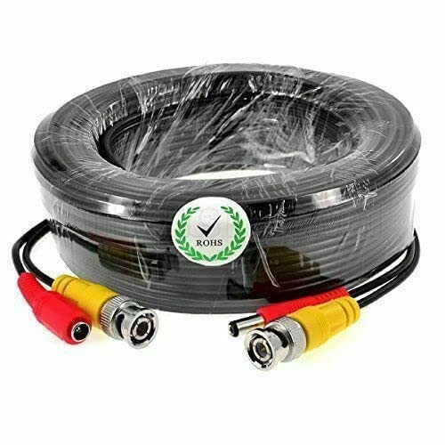 Multibao 2-in-1 BNC Video Power Cables, 5M 10M 20M