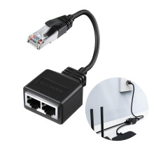 RJ45 Ethernet Splitter 1 Male to 2 Female High-Spe