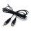 DRUT 3m RCA to RCA Socket Mono Single Phono Extens 4