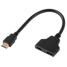 HDMI Splitter 1 in 2 Out Cable Adapter,Splitter 10