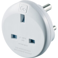 Go Travel UK to India Earthed Compact Travel Power
