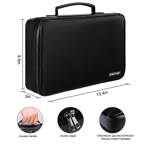 Battery Storage Box, Fireproof Battery Box, Carry 1