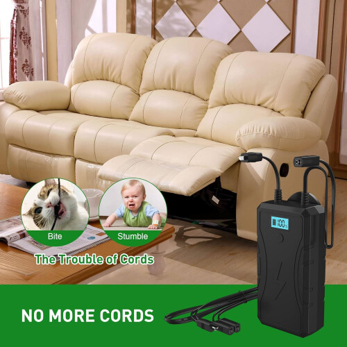 2 Way Double Plug Adaptor - Cube Electric Double A 2