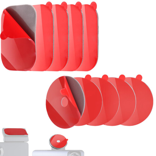 10pcs Dash Cam Adhesive Pad, Heat-Resistant Square