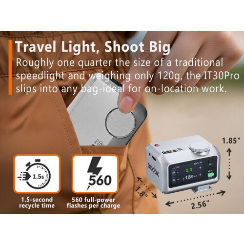 Godox Godox iT30Pro N TTL Mini Camera Flash, iT30 Pro N 1