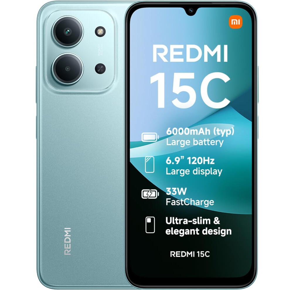 Xiaomi Redmi 15C, Smartphone 4+256Gb, 6.9" 120Hz D