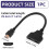 HDMI Splitter 1 in 2 Out Cable Adapter,Splitter 10 2