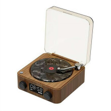 Wave Vinyl Bluetooth Speaker with Adjustable Ambie