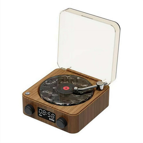 Wave Vinyl Bluetooth Speaker with Adjustable Ambie