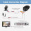 Multibao 2-in-1 BNC Video Power Cables, 5M 10M 20M 6